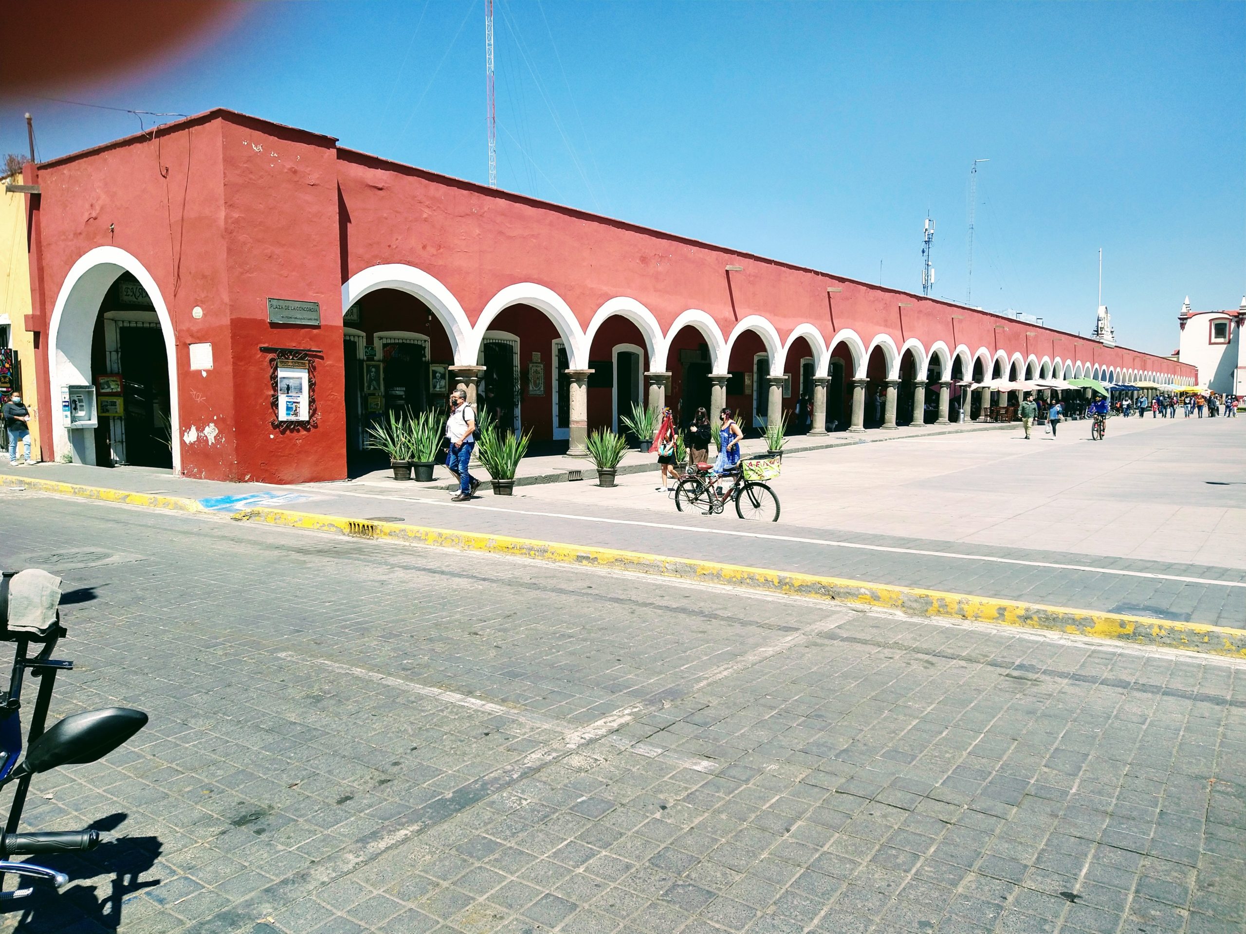 Plaza de la Concordia de Cholula,Pue.